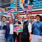 IA protest against China