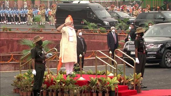 PM Narendra Modi at Red Fort