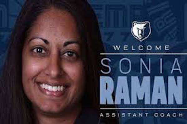 Indian American Sonia Raman Hired By Memphis Grizzlies as Assistant Coach (1)