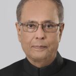 The portrait of the President of India, Shri Pranab Mukherjee.