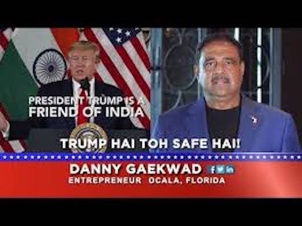 Indian American Republican Danny Gaekwad’s “Trump Hai to Safe Hai” Campaign (1)