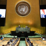 Modi addressing the UNGA virtually Sept 2020