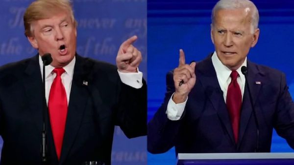 Trump Biden file photo
