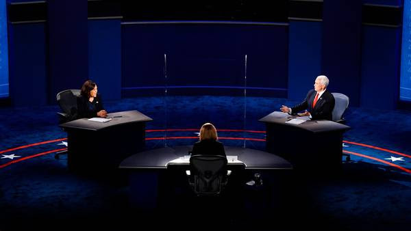 VP debate Screen shot