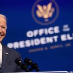 Biden in his office