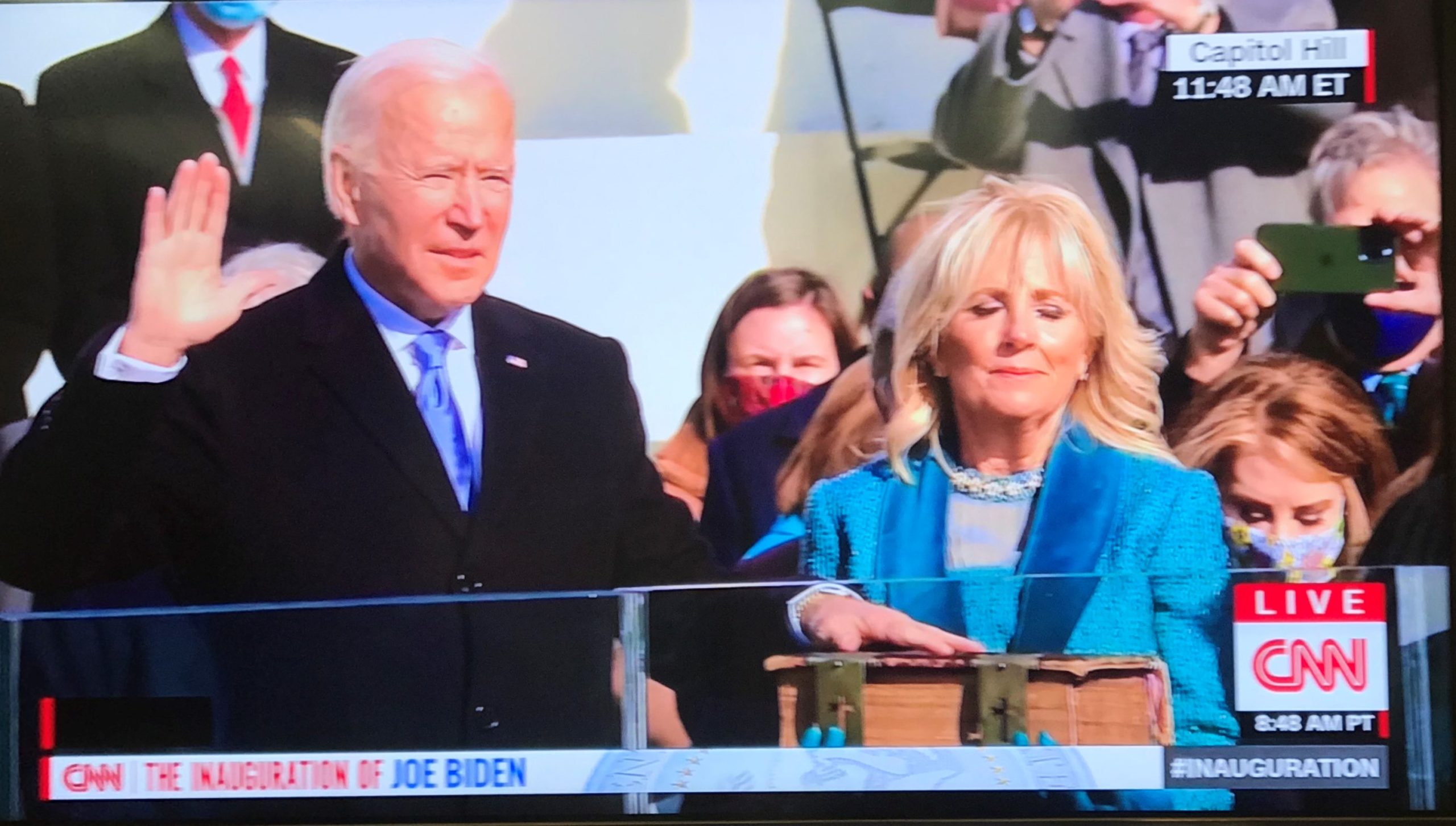 A 1 Biden takes oath