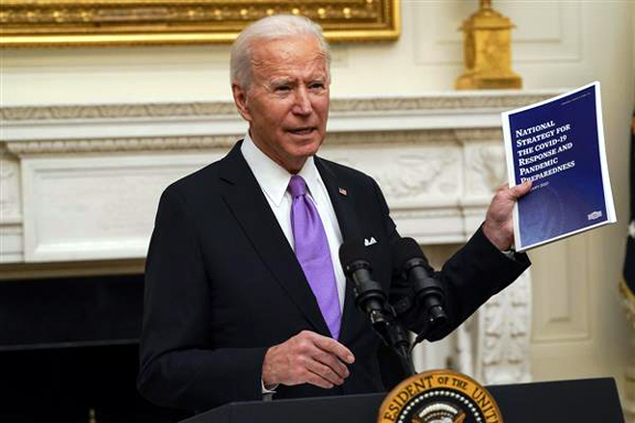 Biden launches Covid campaign