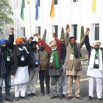 Farmers leaders in Delhi on Jan 22