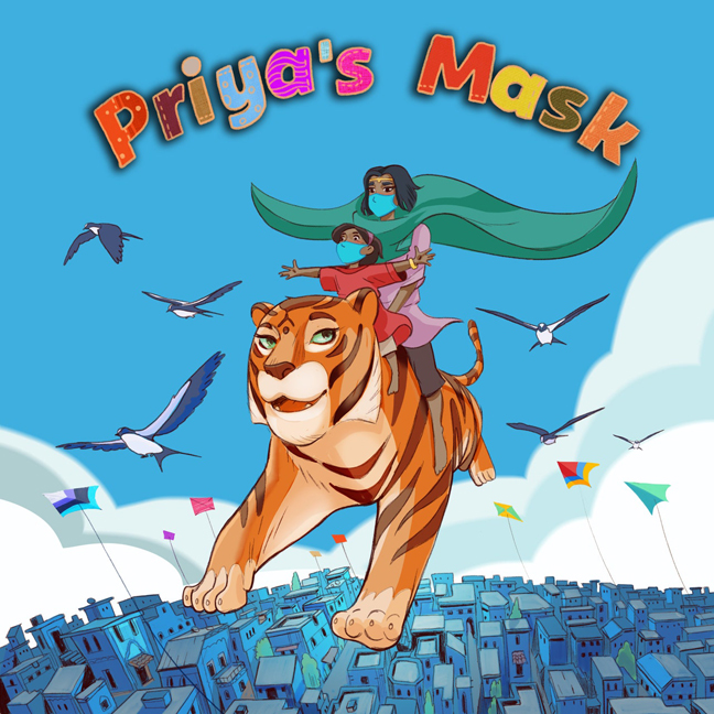 indian American Film Maker Priya_Mask_Comic_Cover