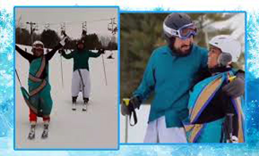 Indian American couple went skiing in traditional Indian outfits, video leaves internet ‘impressed’
