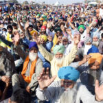 Protesting farmers