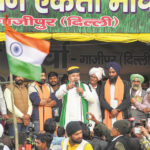 Tikait at Ghazipur border