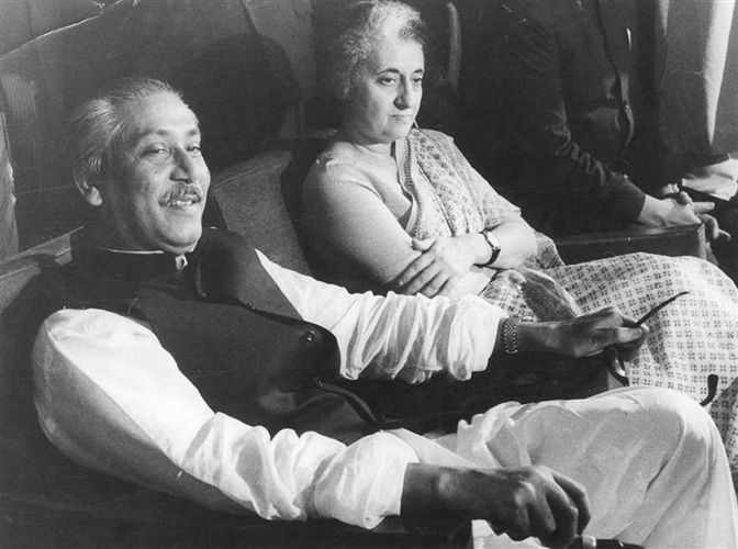 Creation of Bangladesh Mujib and Indira