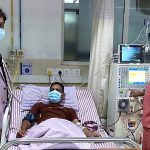 Patient on Dialysis at Jaipur’s private hospital Pic by Dr Luvdeep