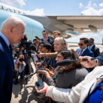Biden answers questions from the media