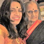 Bina Sabapathy with her mom-