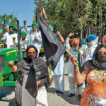 Black flag protest by farmers