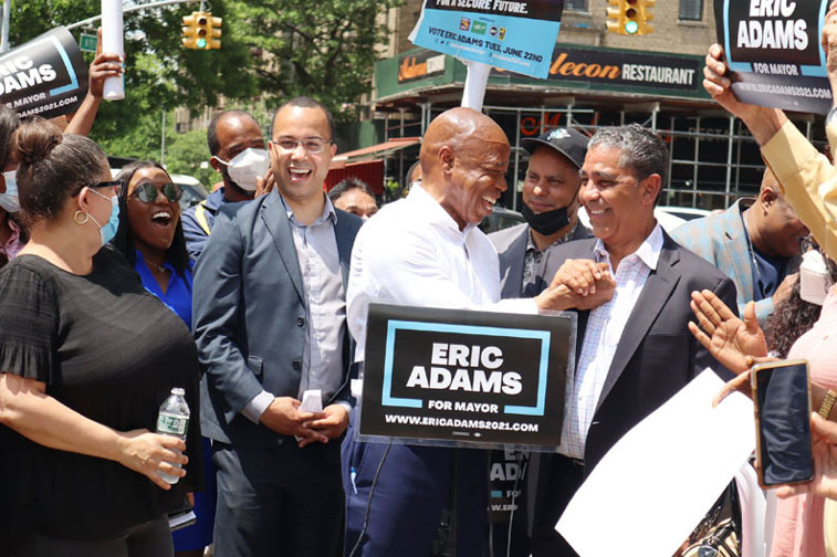 Congressman Adriano endorses Eric Adams.jpeg