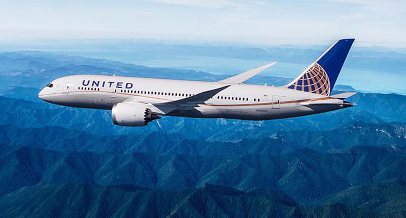 United Airlines flight