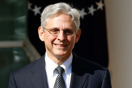 Appeals Court Judge Merrick Garland speaks in the Rose Garden of the White House after being nominated by President Barack Obama in Washington