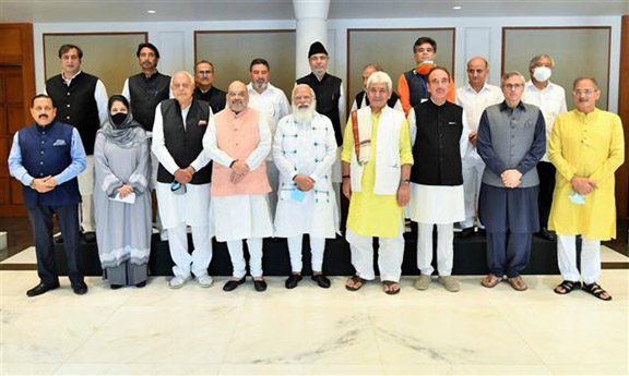 J & K leaders with PM