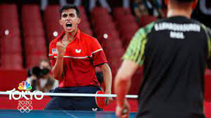 Indian American Nikhil Kumar’s Olympic TT Men’s Singles Game ends