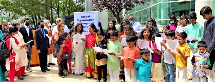 C 1 Flag Hoisting Singing National Anthems