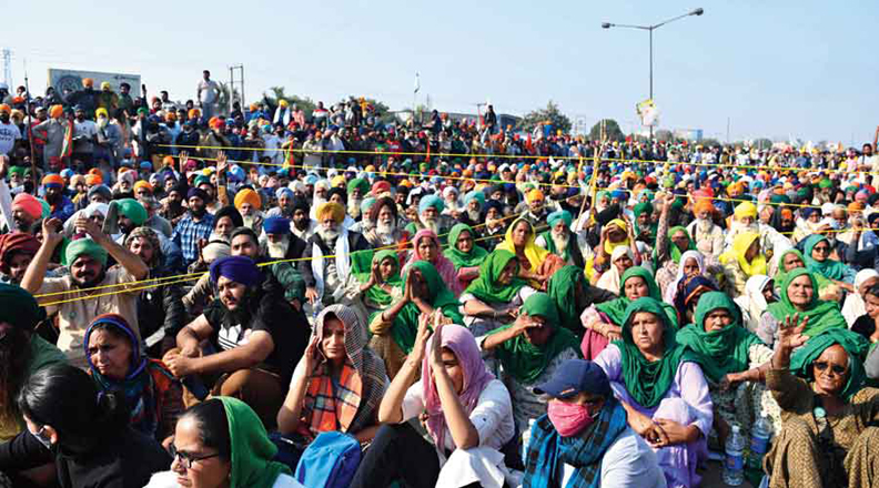Farmers protest