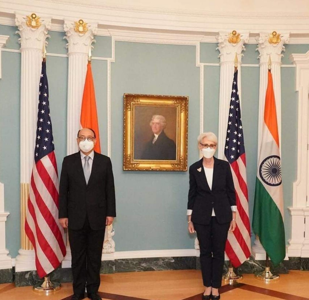 Shringla met Wendy Sherman Deputy Secretary of State