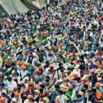 Massive protest