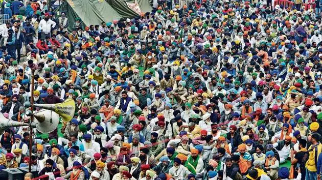 Massive protest