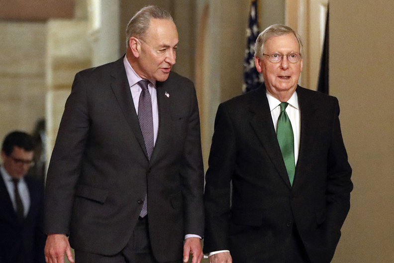 Chuck schumer and Mitch McConnell