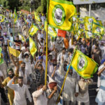 Farmers protest