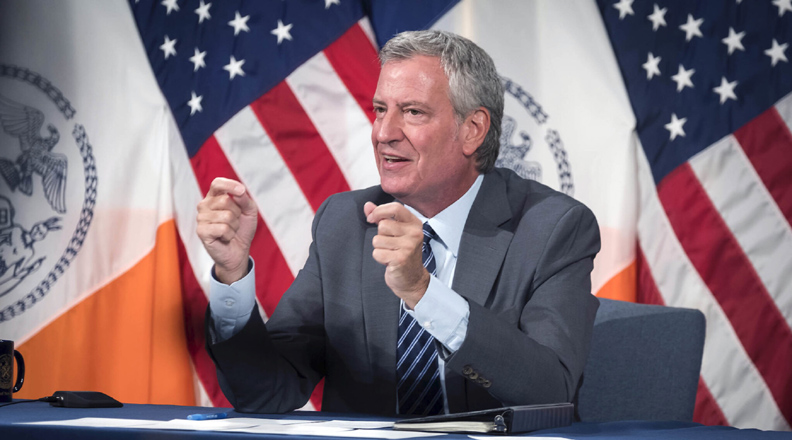 Mayor Bill de Blasio announces Affordable