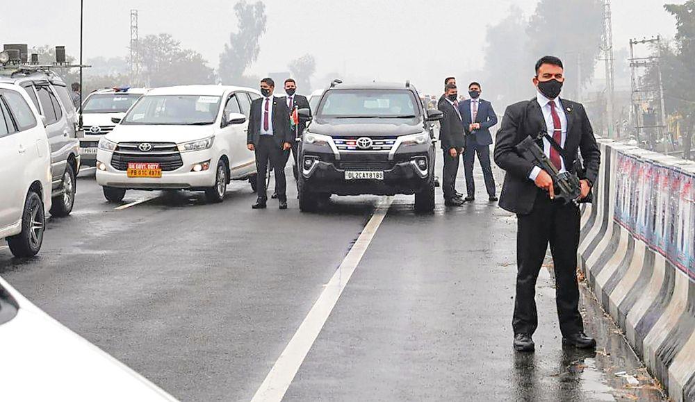 Punjab tripped Security of PM