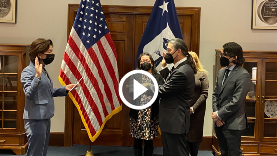 Santos sworn in as Census chief