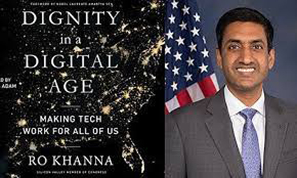 Indian American Congressman Ro Khanna’s book on digital age creates buzz
