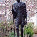 Indian American community condemns vandalization of Mahatma Gandhi statue
