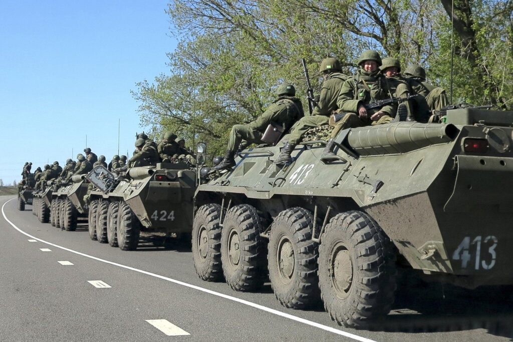 Russian troops deployment near the Ukraine border