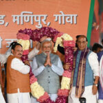BJP Retains power Modi at the party headquarters