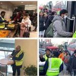 International group BAPS of Indian-origin volunteers helping refugees fleeing Ukraine