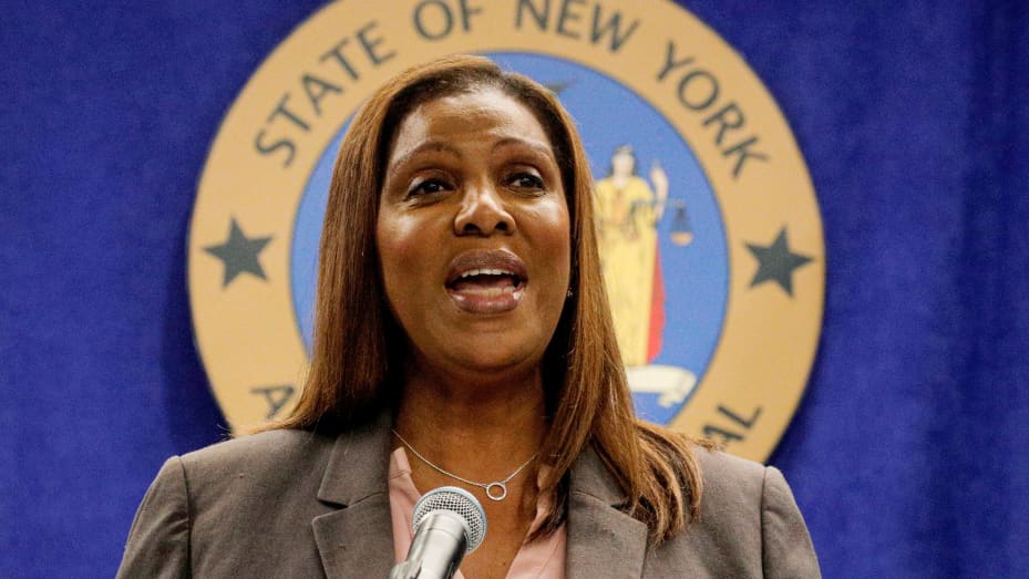 Letitia James File photo