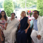Uma Sengupta and family with Congresswoman Carolyn Malony