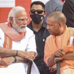 Yogi takes oath PTI pic