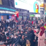 Namaz at Times Square