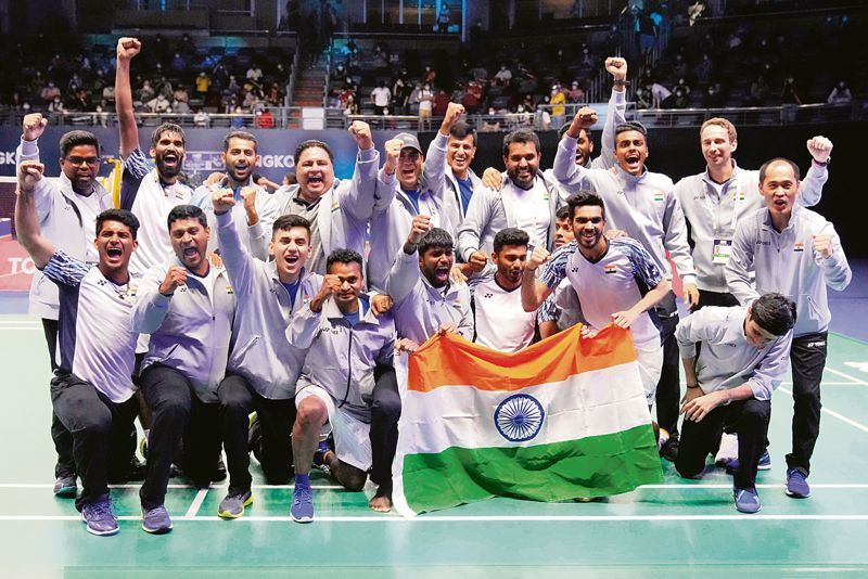 Thomas cup winning team