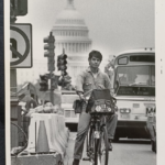 Jay Mandal on bicycle tour of the world in Washington