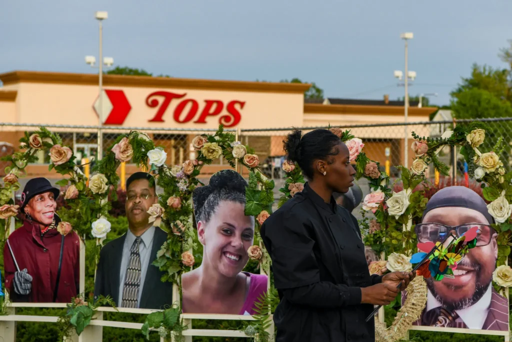 A Memorial to mass shootings in Buffalo Photo NY times