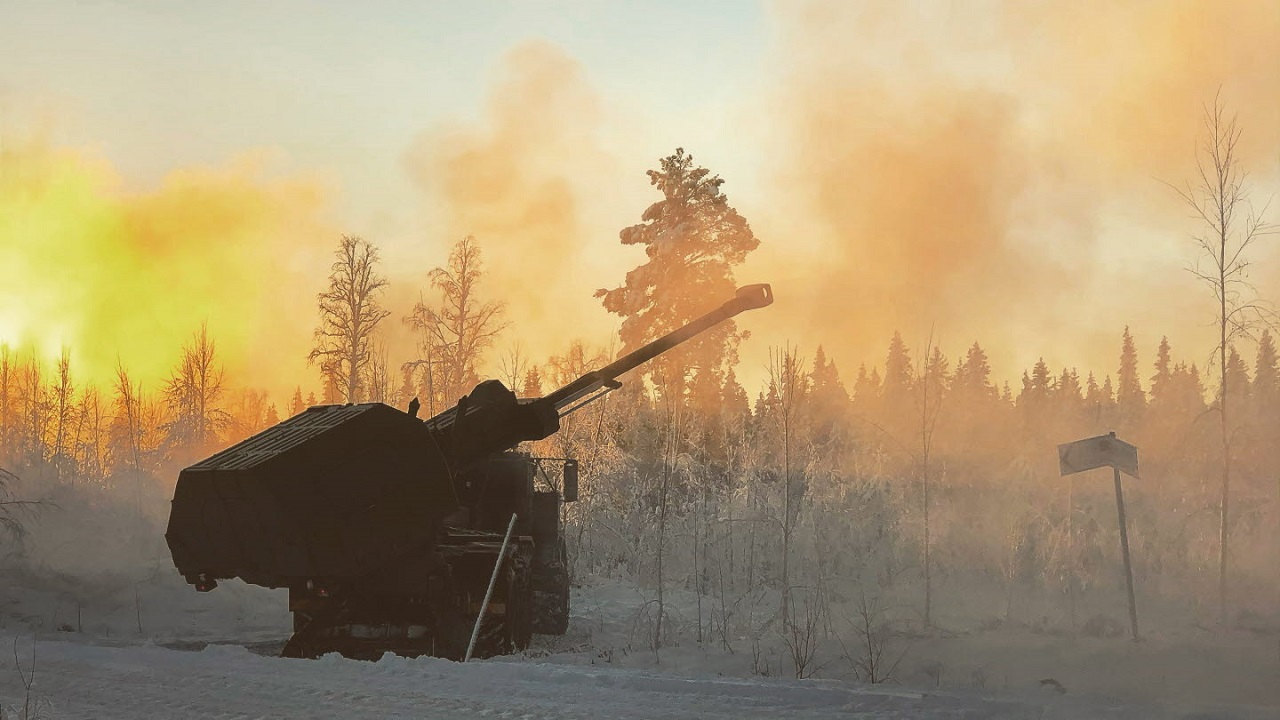 Artillery at War Credit Swedish Military