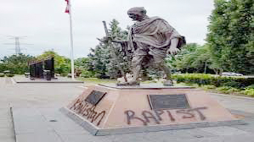 Consulate General of India, Toronto, expresses hurt at desecration of Mahatma Gandhi statue